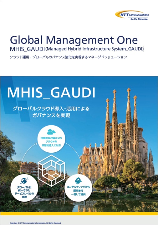 「MHIS_GAUDI」パンフレット