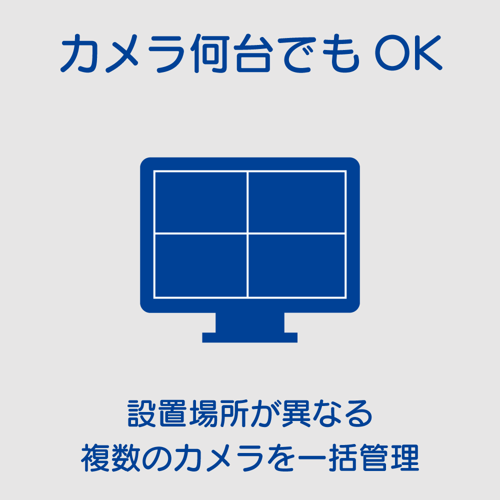 カメラ何台でもOK