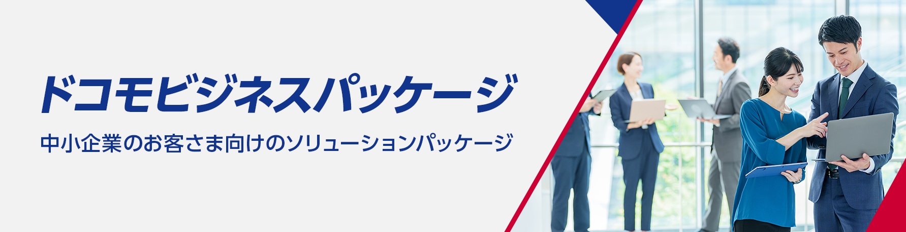 ドコモビジネスパッケージ　中小企業のお客さま向けのソリューションパッケージ