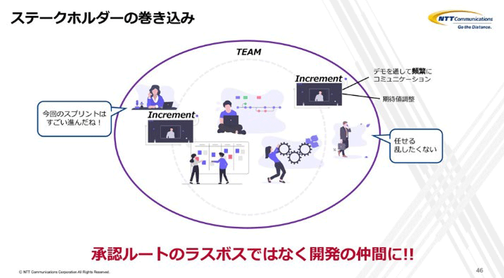承認ルートのラスボスではなく開発の仲間に！