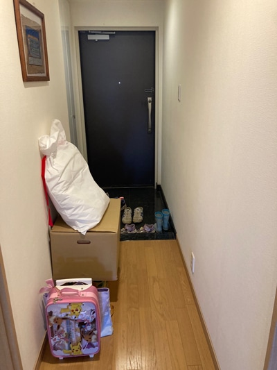 子どもの荷造り