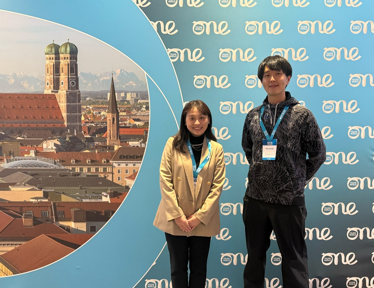 派遣メンバーのTsaiさん（左）と堀岡さん（右）