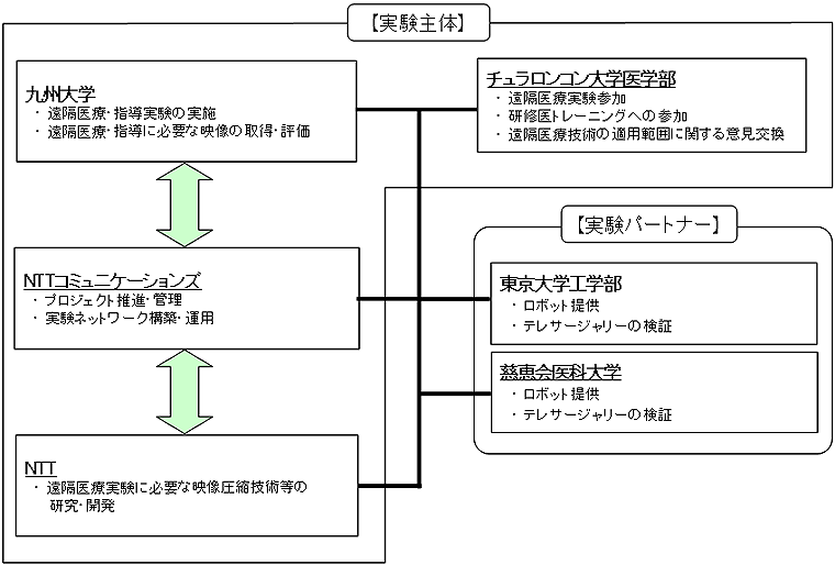 別紙1　実験の役割・体制