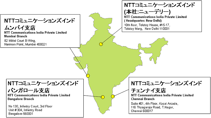 別紙 インド拠点一覧