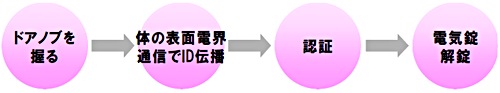 システムの動作フロー