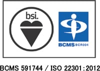 BCMS 591744 / ISO 22301:2012