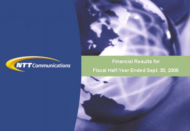 Financial Results Outline for Fiscal Half Year Ended Sept. 30, 2005