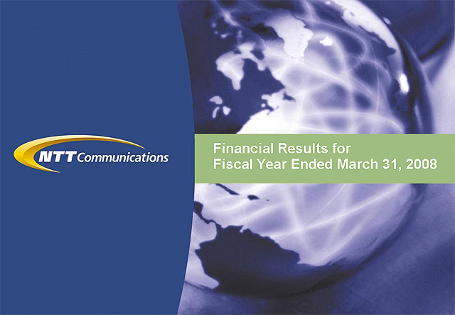 Financial Results for Fiscal Year Ended March 31, 2007