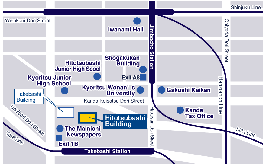 Map of Takebashi Building