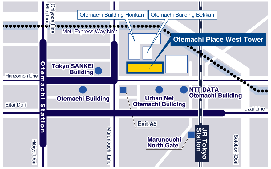 Map of Otemachi Building