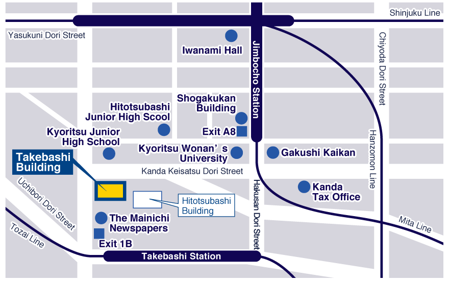 Map of Takebashi Building