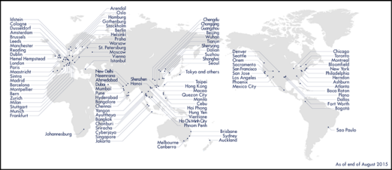 Providing seamless global networks and the cloud