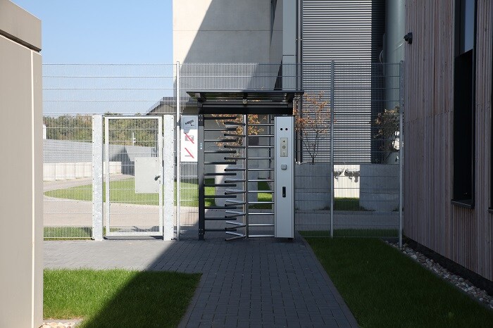 Germany Frankfurt 3 Data Center ENTRANCE GATE Germany Frankfurt 3 Data Center ENTRANCE GATE