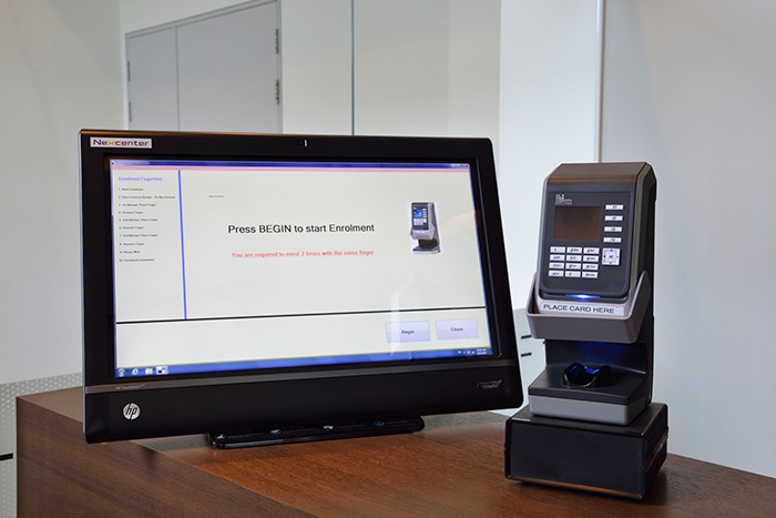Singapore Serangoon Data Center BIOMETRIC AUTHENTICATION DEVICE Singapore Serangoon Data Center BIOMETRIC AUTHENTICATION DEVICE