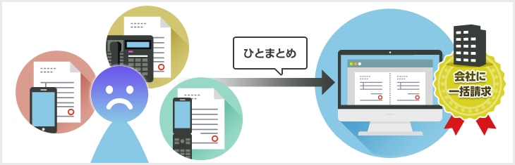 一括請求や明細管理が可能になり、精算業務が軽減